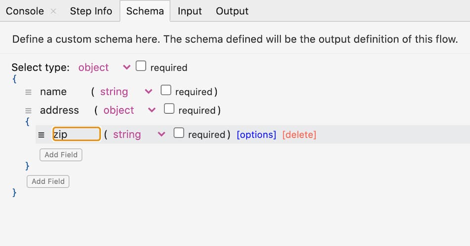 input-schema
