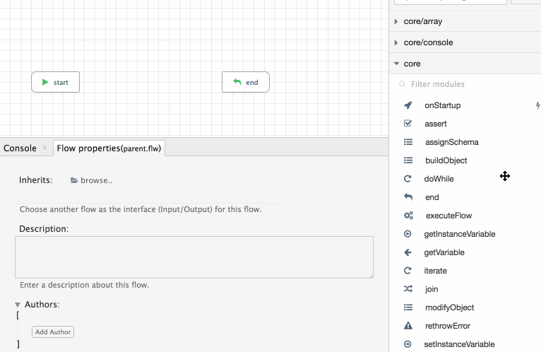 invoke subflow