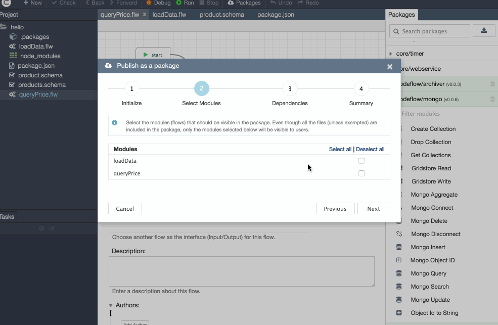 publish wizard 2
