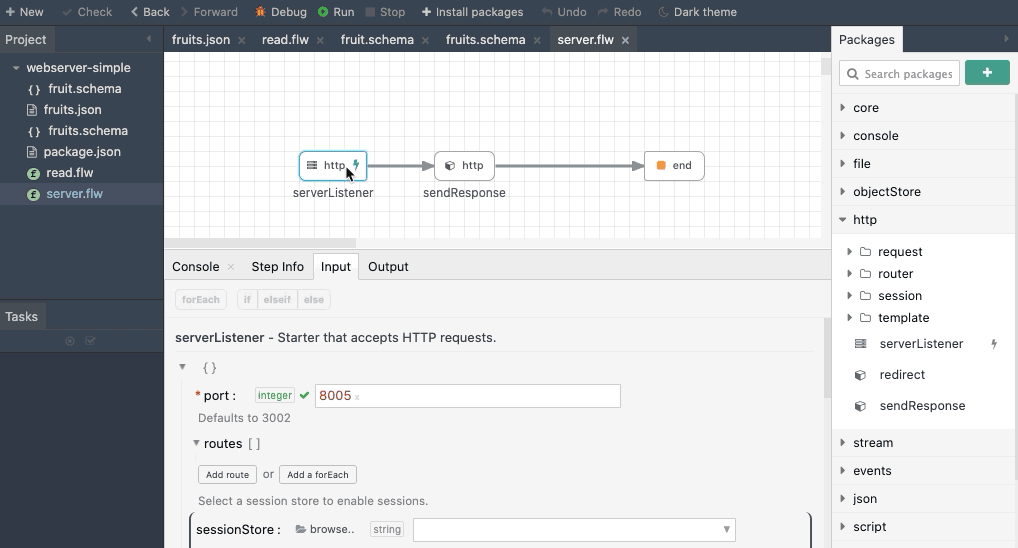 adding routes