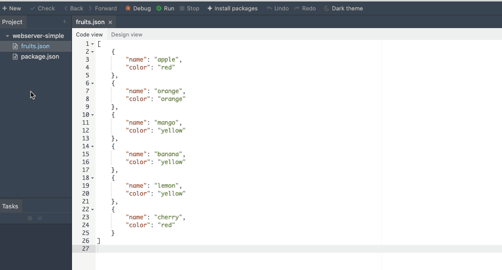 Read JSON