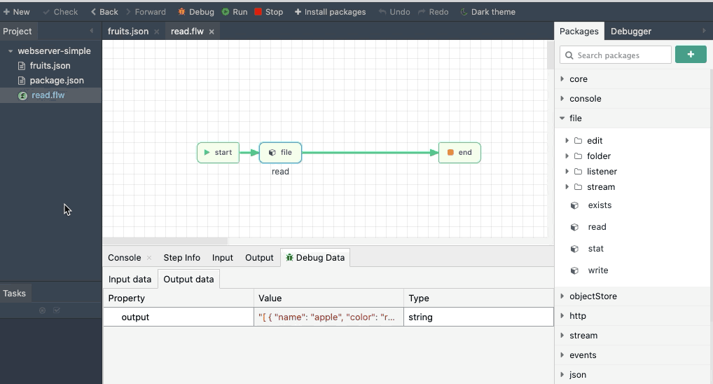 Parse JSON