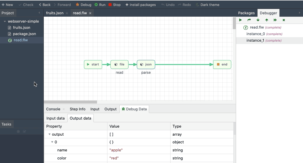 Create schema